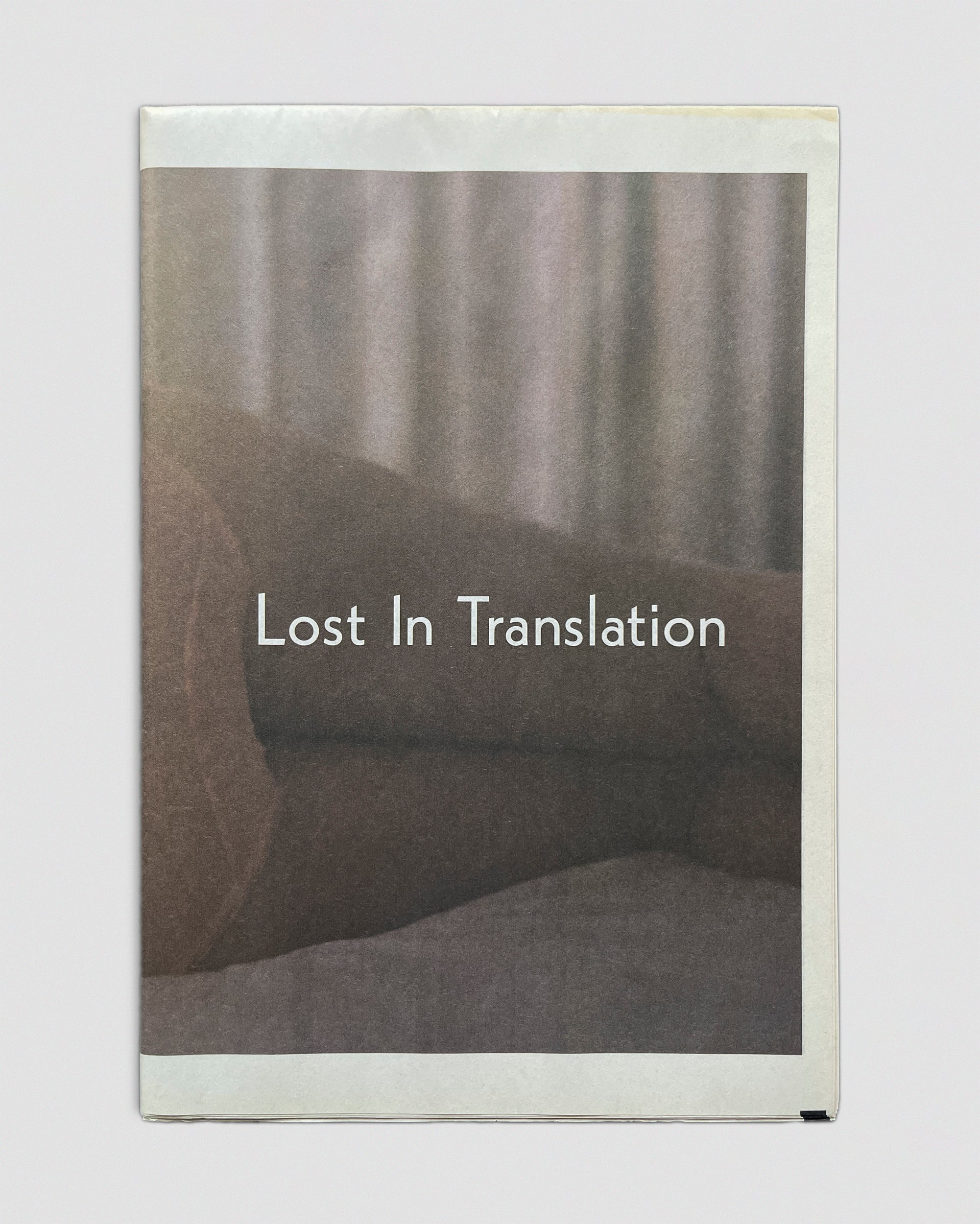 Lost In Translation (Newspaper) - Sofia Coppola – In Form Library