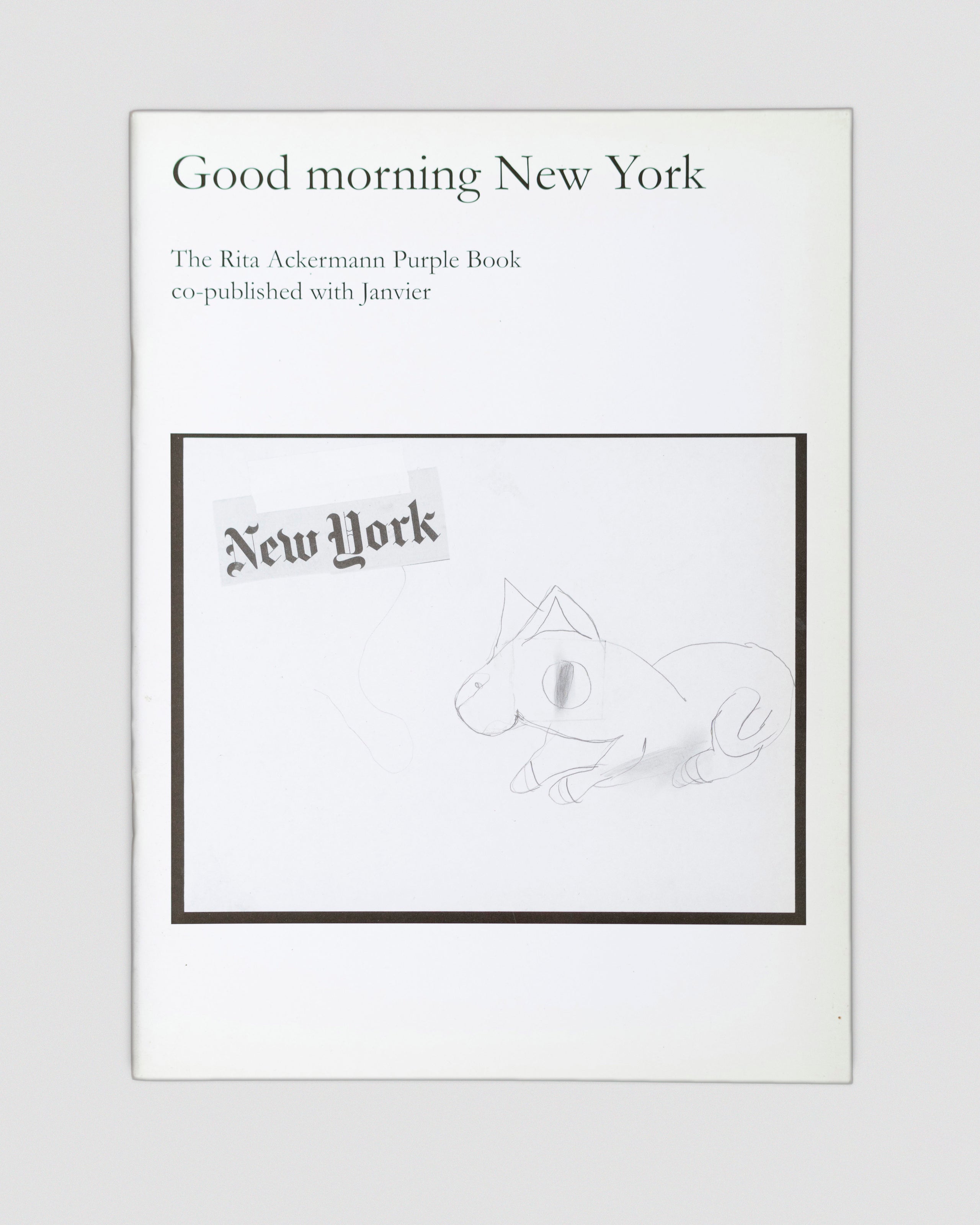 Good Morning New York: The Rita Ackermann Purple Book – In Form