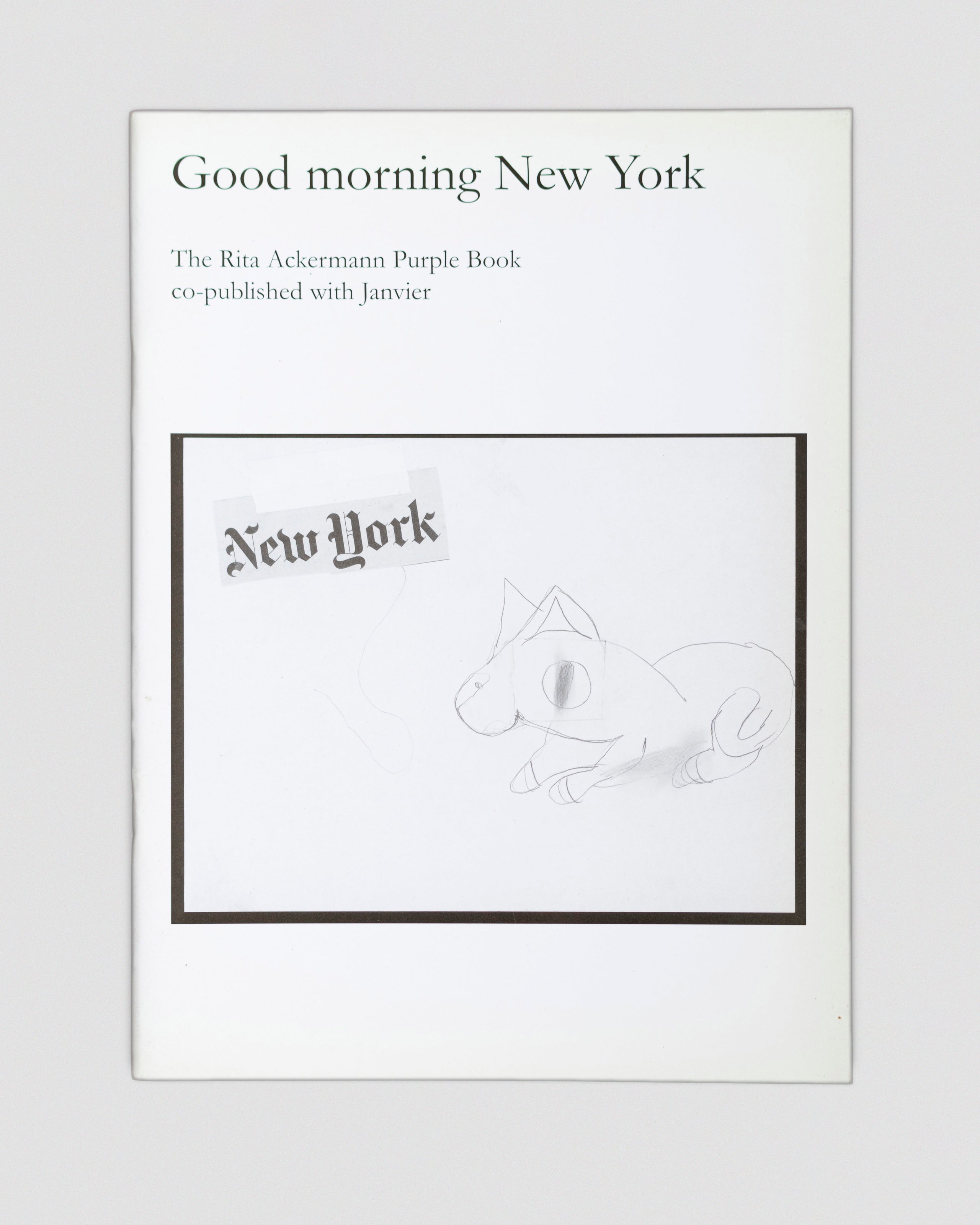 Good Morning New York: The Rita Ackermann Purple Book