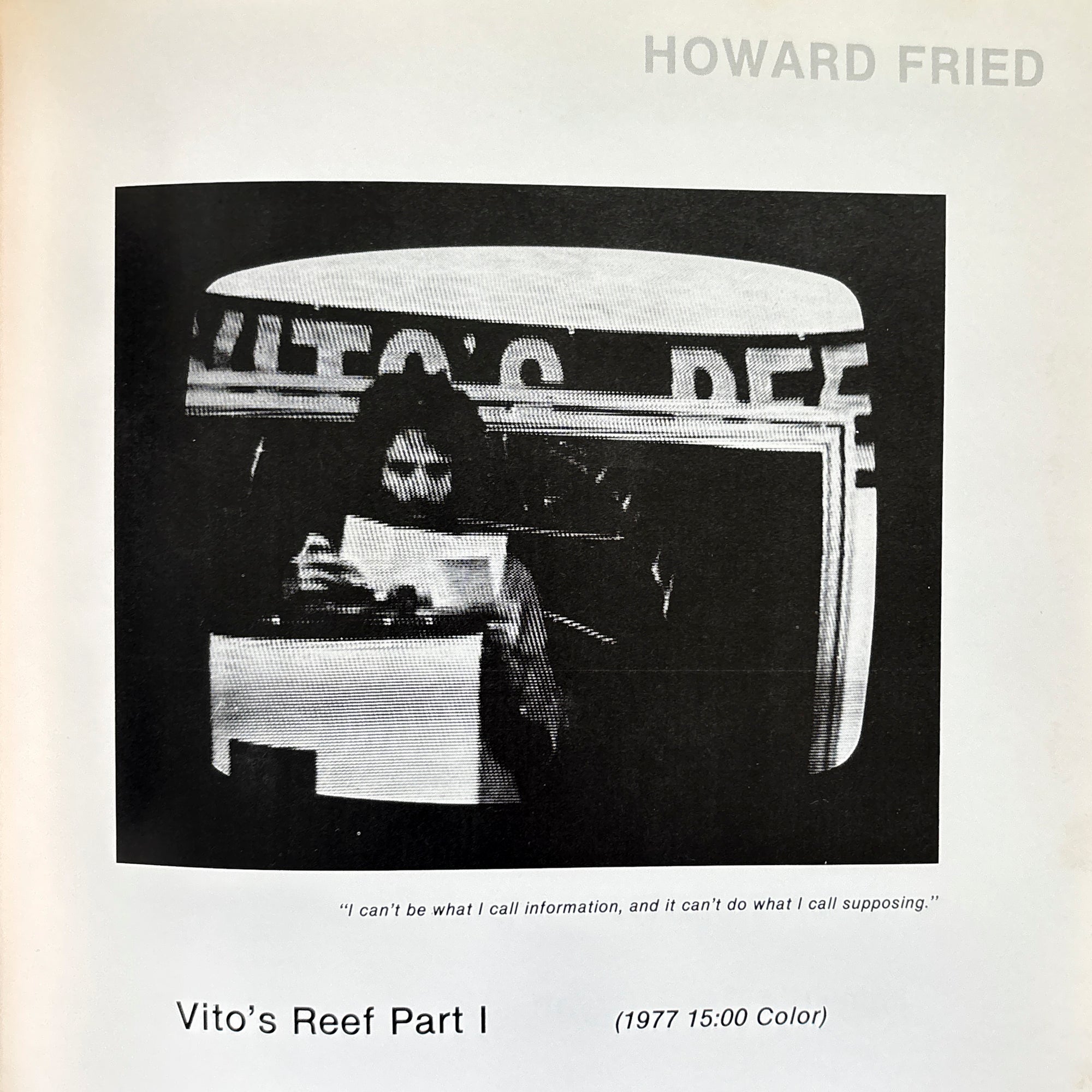 Everson Video Revue (Signed by Bill Viola)