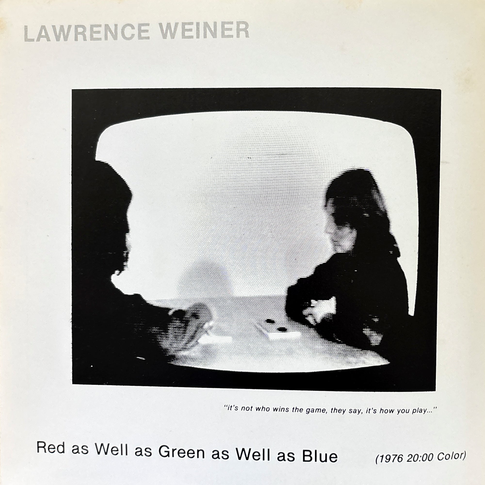 Everson Video Revue (Signed by Bill Viola)