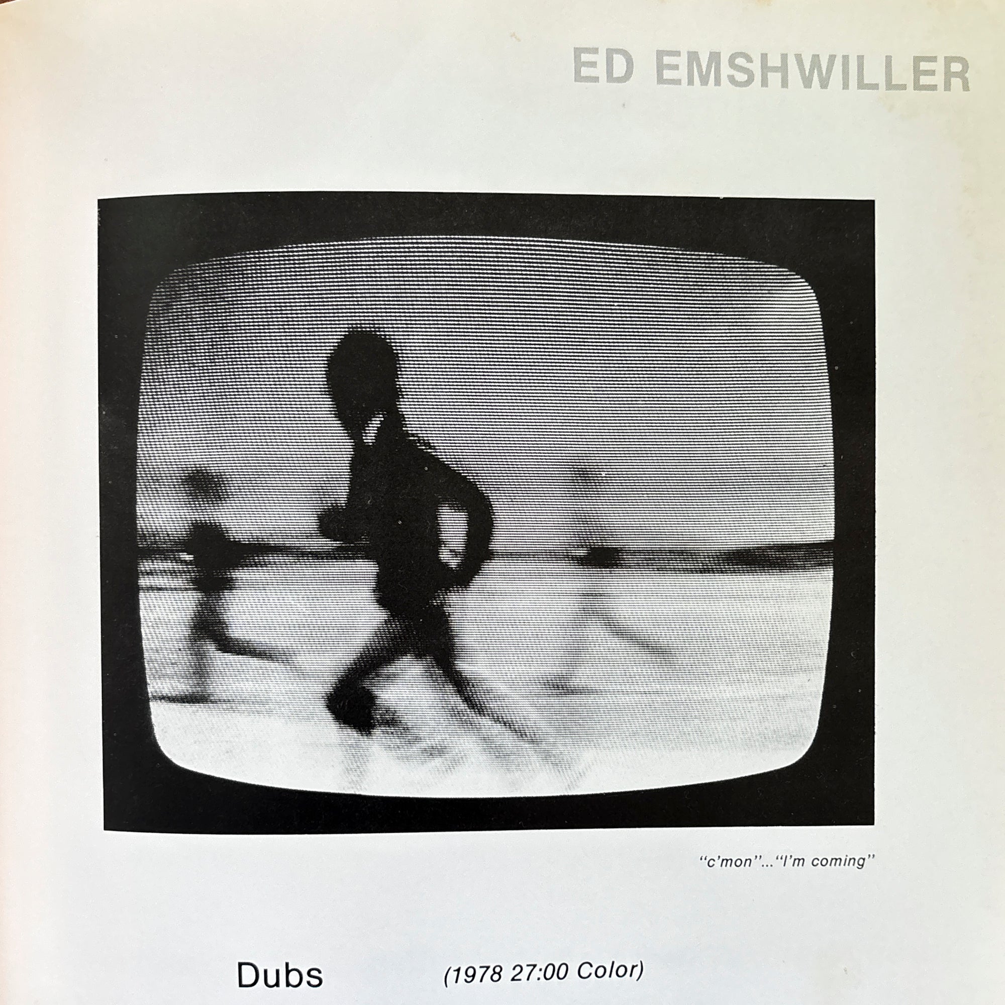 Everson Video Revue (Signed by Bill Viola)