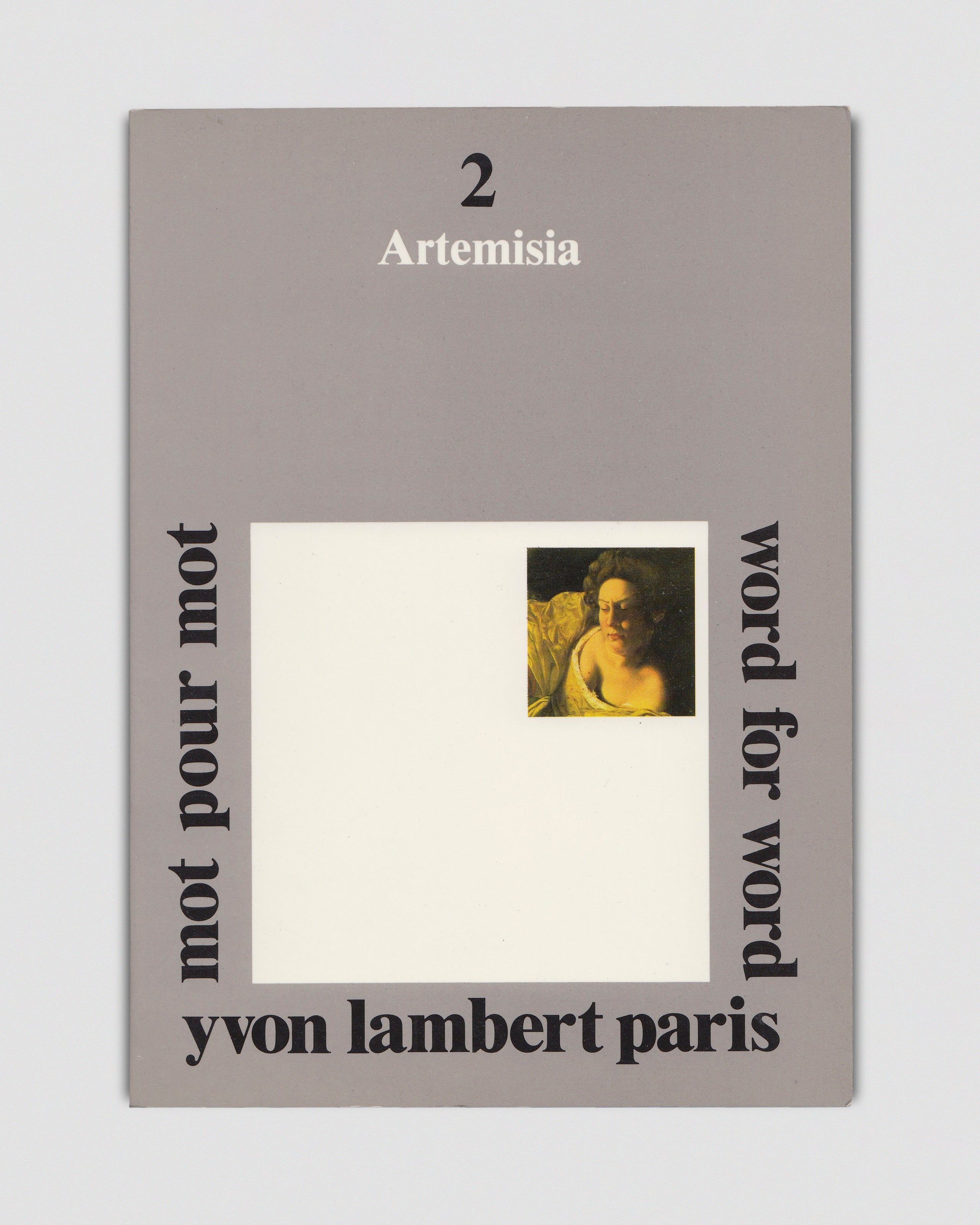 Mot pour Mot (Word for Word) n°2 : Artemisia